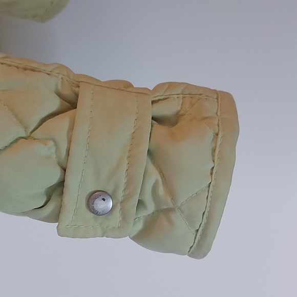 Eddie Bauer Quilted Goose Down Filled Jacket. Mint Green Size Large - Picture 4 of 9